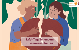  Ein Zeichen mehr für Zusammenhalt Zum bundesweiten Tafel-Tag sammelt die Tafel Recklinghausen bei Rewe Engelhardt in Süd haltbare...